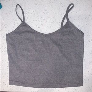 Shein Grey Cropped TankTop